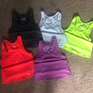 5 Under Armour tank tops